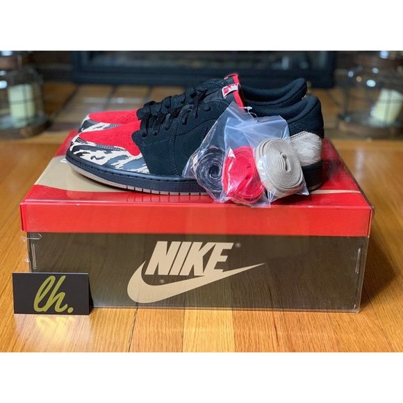 Size 9 Air Jordan 1 Low "Solefly" - Picture 2 of 6